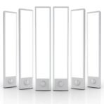 6 Pack Under Cabinet Lights Wireless, 32 LED Motion Sensor Light Indoor Rechargeable Magnetic Closet Lights Battery Operated, Under Counter Lights for Kitchen, Wardrobe,...